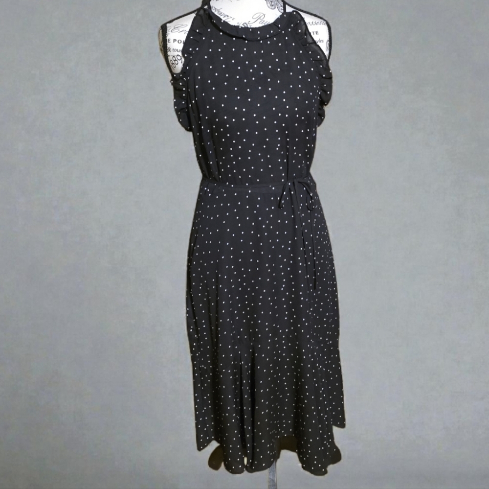 Who What Wear Black and‎ White Maxi Dress